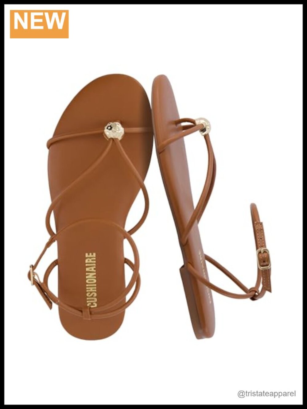 Strappy Flat Sandals Toe Ring Wrap Ankle Strap Faux Leather